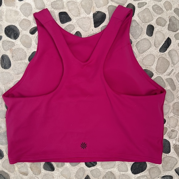 Like New Athleta Bra Top Size Small Pink - Picture 2 of 3